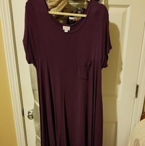 Dipped Carly. Plum and lavender.